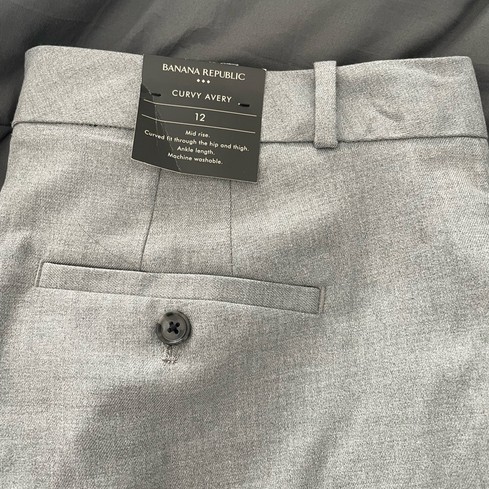 Banana Republic Gray Straight Leg Pants